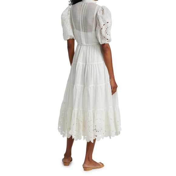 Zimmermann Teddy Scallop MIDI dress sz 1 - Picture 7 of 17